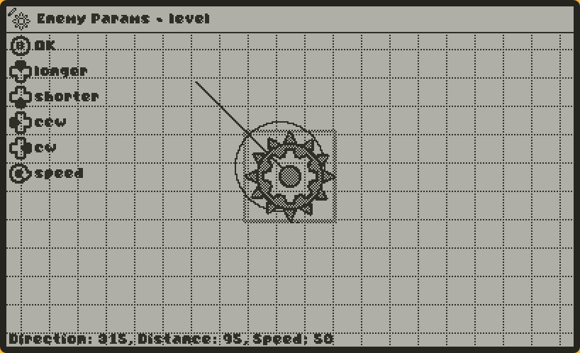 Object params
